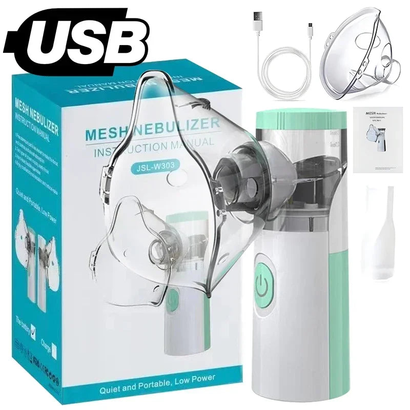 IDEABEL Mini Medical Nebulizer - Quiet Ultrasonic Portable Mode 2