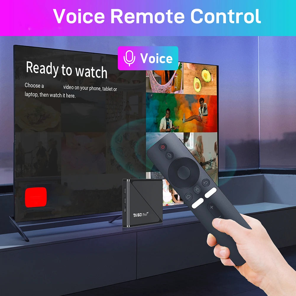 TX60 Pro Android TV Box &ndash; WiFi6 For Smooth Streaming