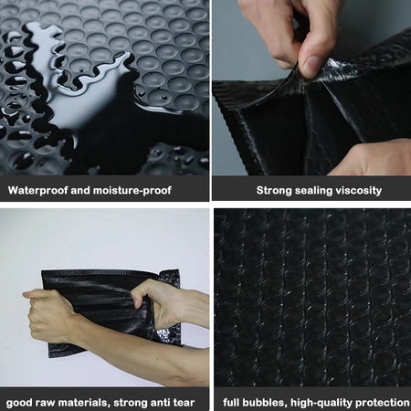 50Pcs Purple Bubble Mailers &ndash; Bubble Padded Protection