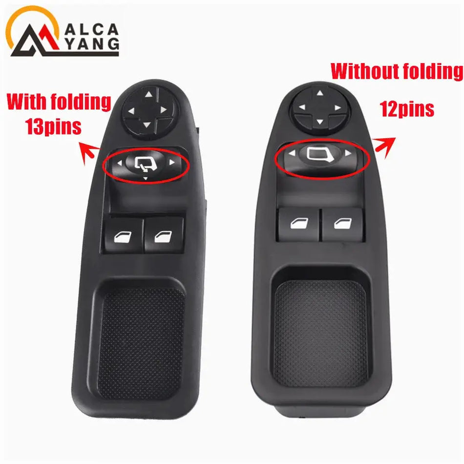 Window Control Switch For Fiat Scudo Citroen Jumpy Peugeot Expert by InterCyprus Trading Ltd