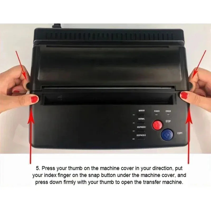 Tattoo Transfer Machine Stencils Copier &ndash; Beginner Friendly