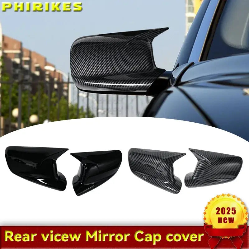 For BMW 7 Series E65 E66 2001-2008 E67 2002-2008 Car Side Rearview Mirror Cover 1 Pair E46 Two-Door Coupe Car Parts by InterCyprus Trading Ltd