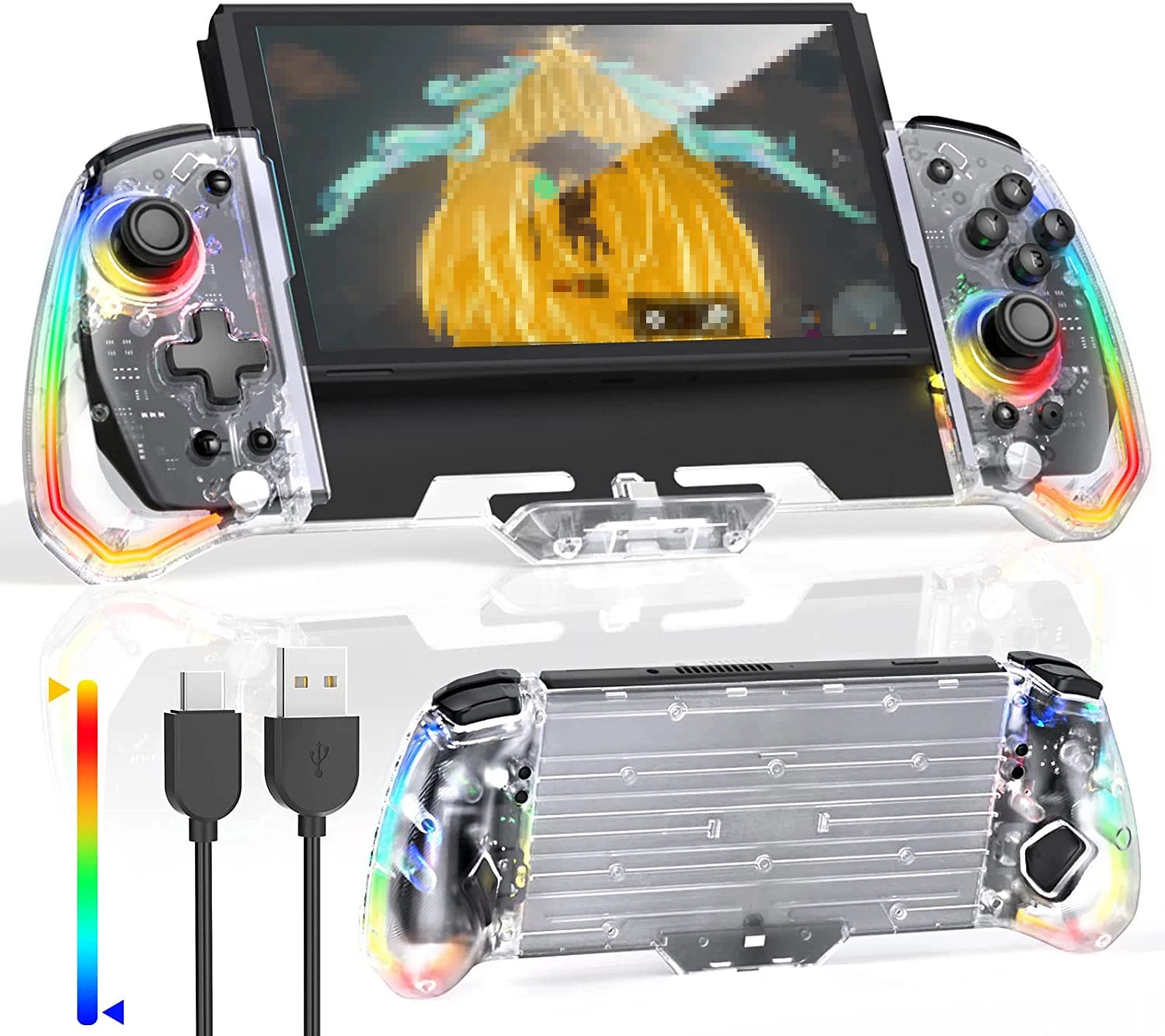 No Deadzone Enhanced Controller &ndash; Adjustable LED Light and Ergonomic Design