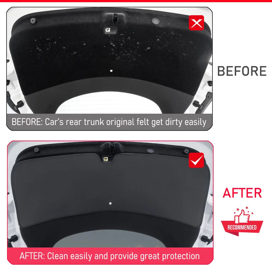 Wasserdichtes Leder-Trunk-Schutzpanel für Tesla Model Y Juniper 2025-2026