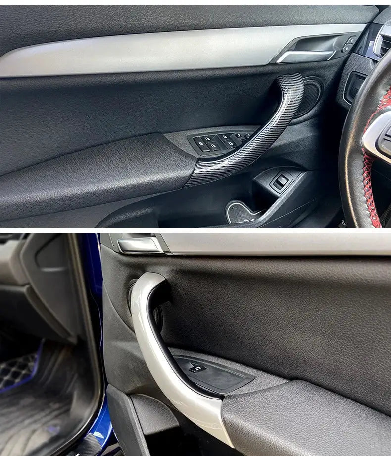 For BMW X1 X2 F48 F49 F39 2016-2020 Car Interior Front Rear Left Right Door Pull Handle Outer Cover Trim Replacement by InterCyprus Trading Ltd