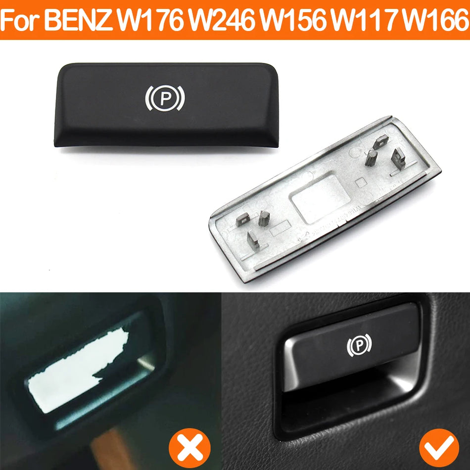 Handbrake P Button Cover for Mercedes-Benz A Class CLA GLA S Class ML GL GLE PC ABS