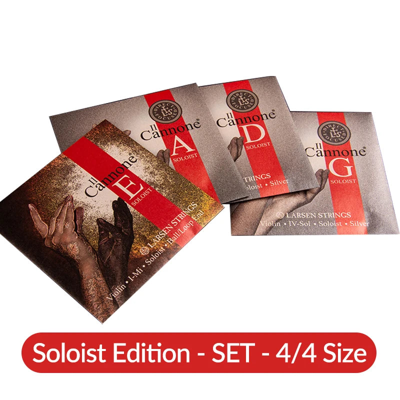 Larsen Il Cannone Soloist Violin Strings &ndash; Direct Tone SET 4-4 Size