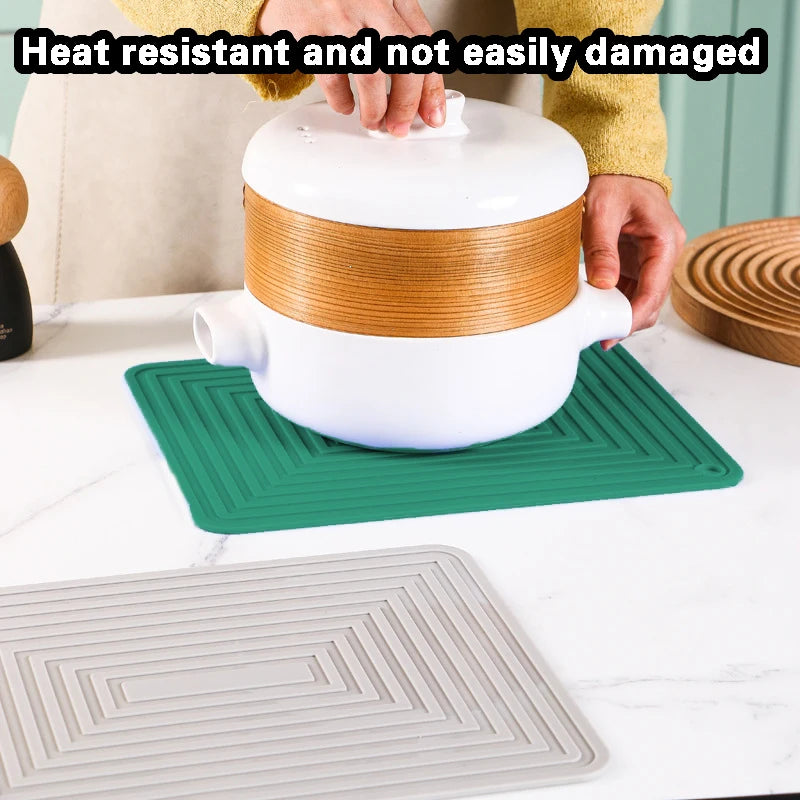 Silicone Pot Mat &ndash; Thickened Heat Insulation and Non-Slip Design