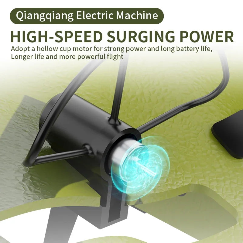 2CH Mini RC Plane 2.4G Fixed Wing Glider &ndash; With LED Lights