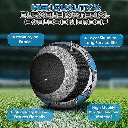 Professional Size 5 PVC Soccer Ball for Matches &amp; Training