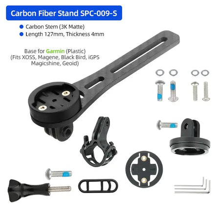 Carbon Handlebar Computer Bracket For Garmin Bryton Wahoo CB Short SPC009GB-SC