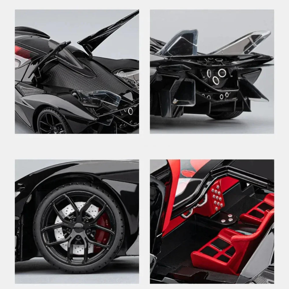 1:18 Diecast avtomobilski model igrača iz kovine za Pagani Huayra