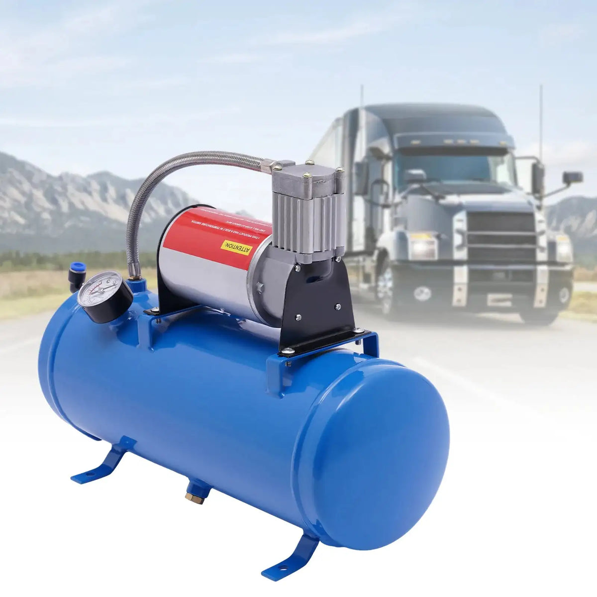 12V Air Compressor 100 PSI Tire Inflator &ndash; Auto Shut-Off