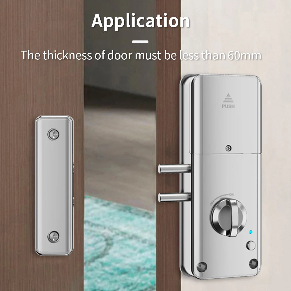 RX2052-TUYA-sliver &ndash; App Control Tuya Enabled Keyless Lock