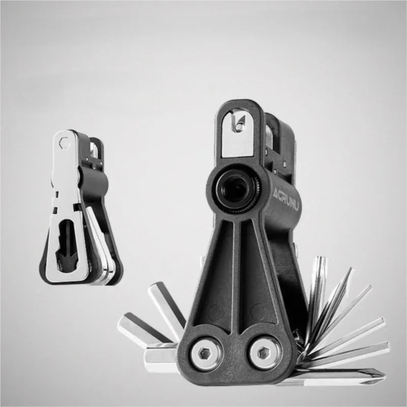 18-in-1 Bicycle Multitool for Mountain Bikes, Portable Tire Kit