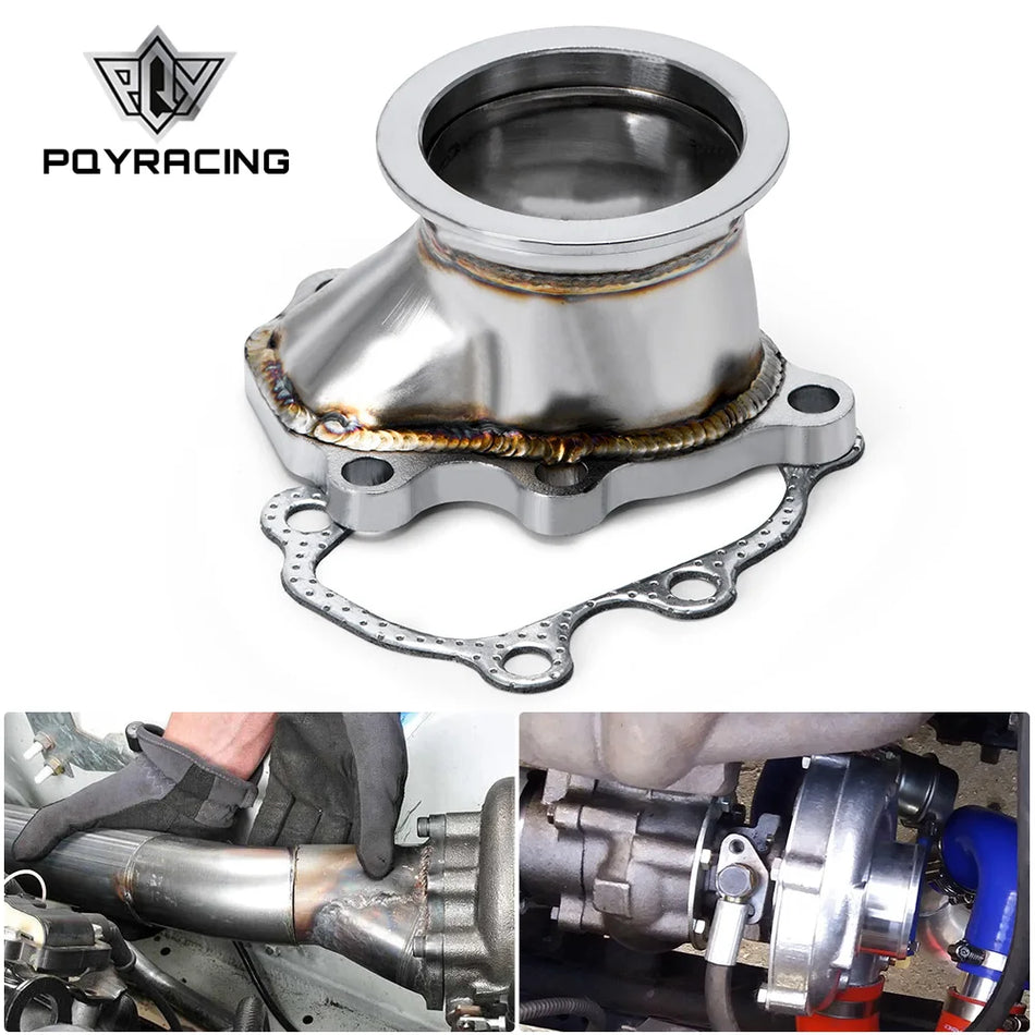 Adaptor Turbo T25 T28 GT25 GT28, Oțel Inoxidabil 304, Flanșă V Band de 63mm