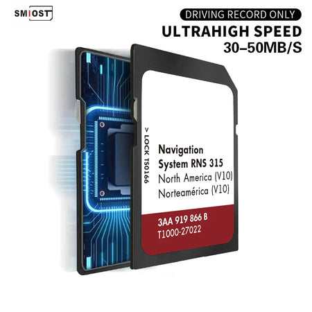 SD GPS Card RNS 315 &ndash; 2018 US Mexico Navigation Upgrade