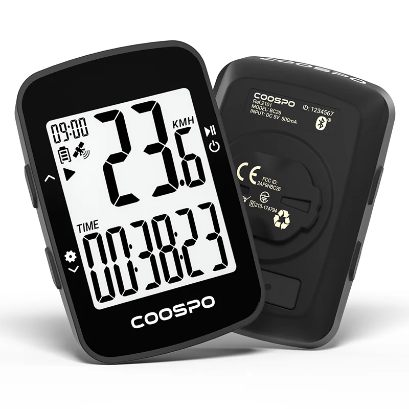 CooSpo BC26 &ndash; Wireless GPS Speedometer with App Sync