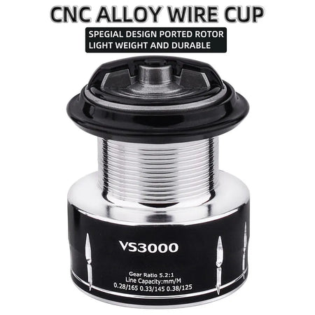 Spinning Reels 8KG-10KG Max Drag Fishing Reel with Metal Handle - Saltwater Ready