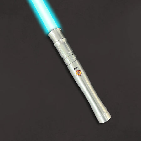 Heavy Dueling Lightsaber with Soundfonts and Colour Changing Blade - 56 cm Cosplay Toy 1 PCS LED Silver 2-3