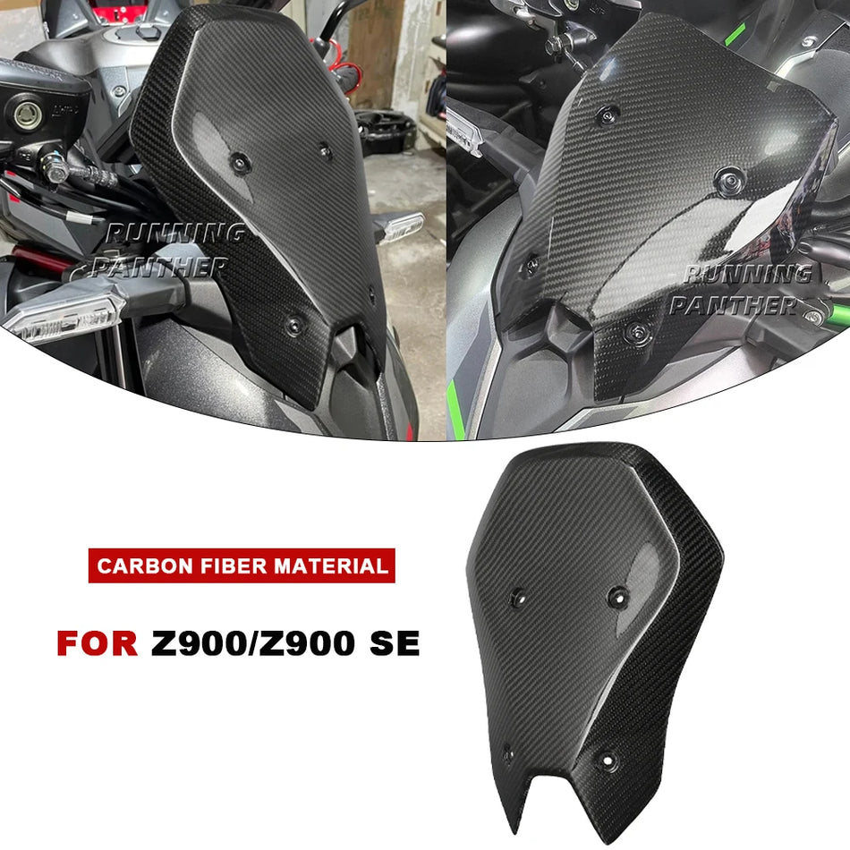Oglekļa šķiedras vējstikls Kawasaki Z900, Z900 SE 2025