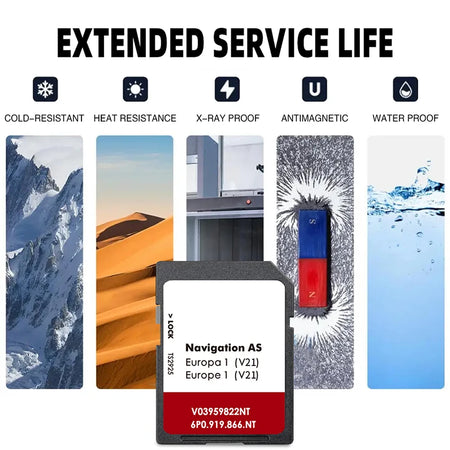 AS V21 SD Card For Seat MIB2 - 2025 Europe Navi Update