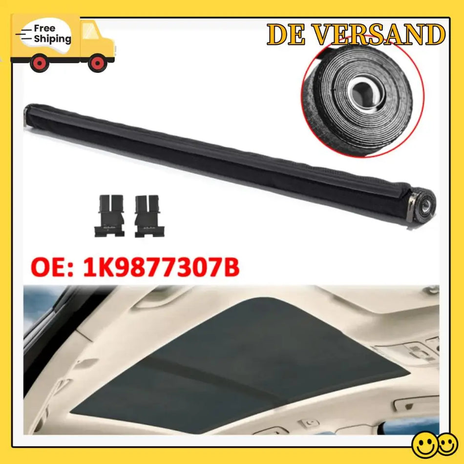 Sunroof Curtain Sunshade For VW And Audi, Fits Q5 And Golf Seats, Black, UV Blocking Interior Shade