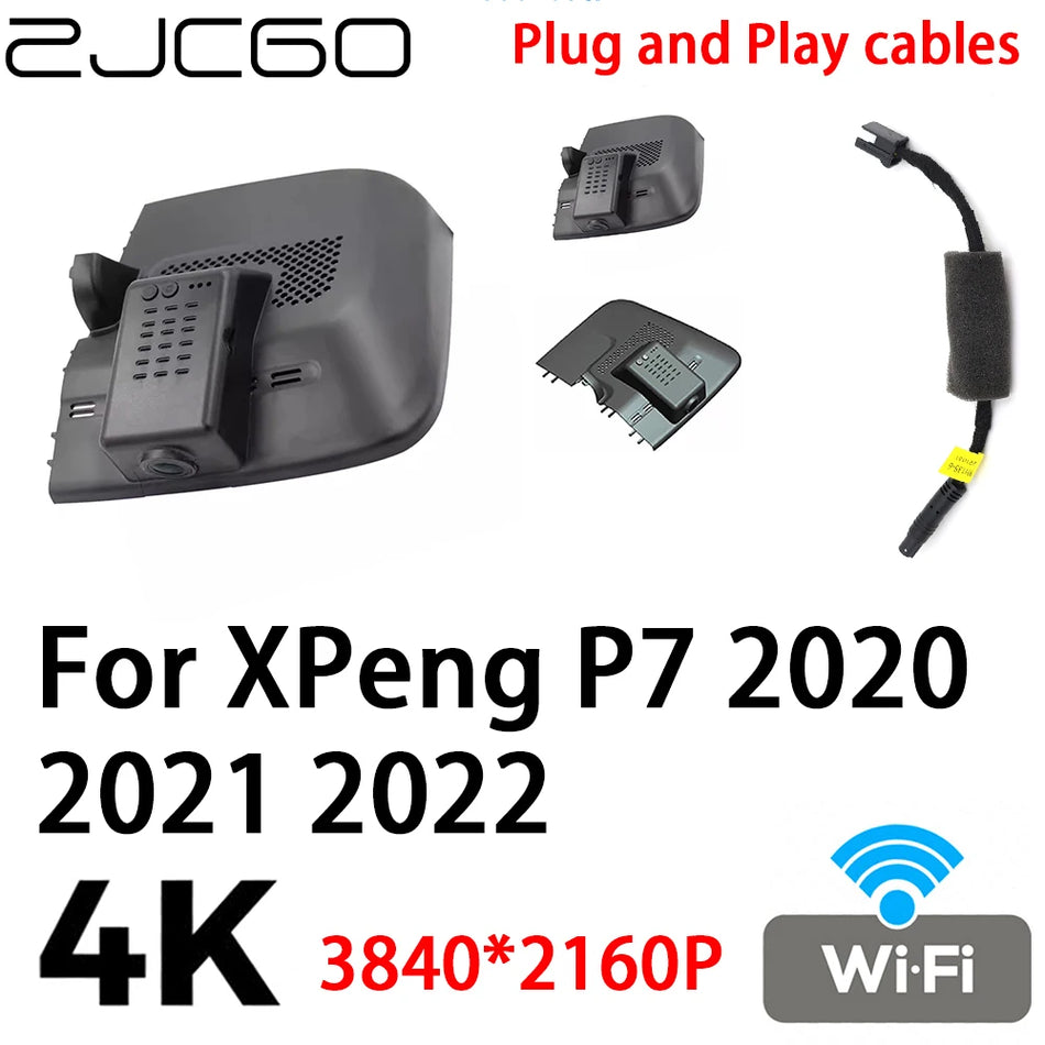 XPeng P7 Dash Cam 4K DVR, Plug and Play Bilvideoinspelare