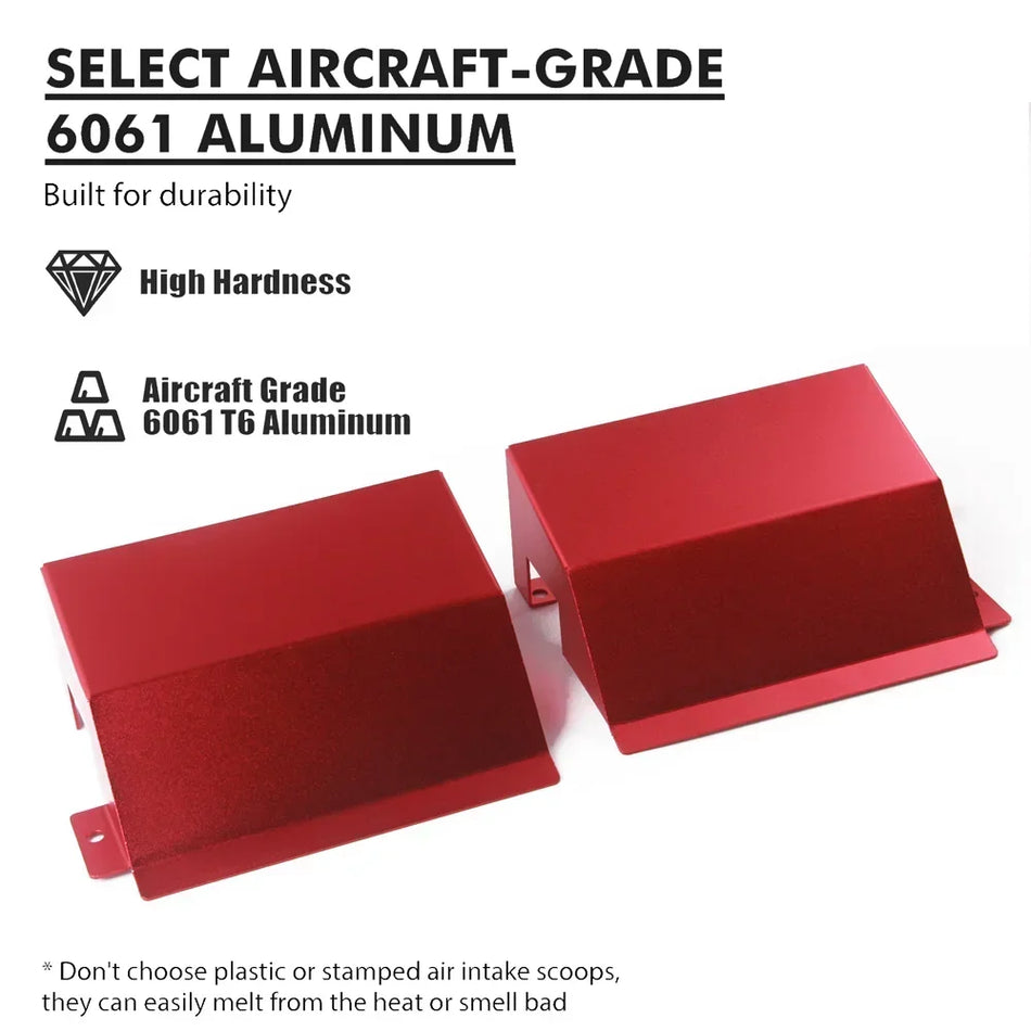 Roter Aluminium Dynamischer Luftansaugtrichter für BMW E90 E92 E93 328i 335i
