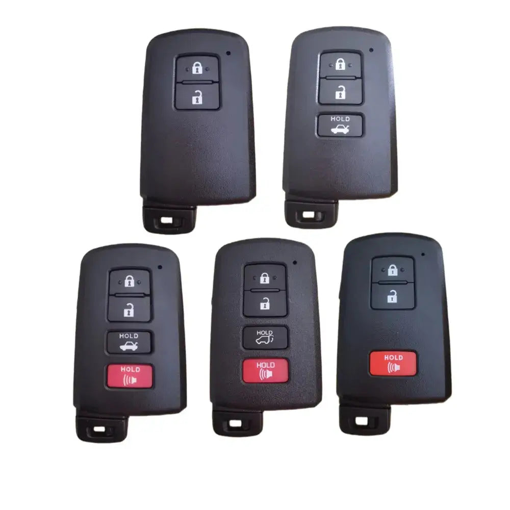1pcs 2/3/4Buttons Car Remote Key Case Shell For Toyota Camry Corolla Avalon Rav4 Land Cruiser Smart Key with Uncut Insert Blade by InterCyprus Trading Ltd
