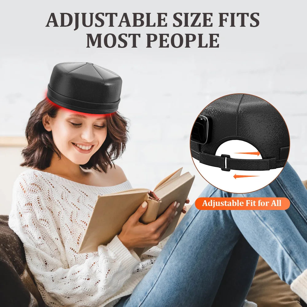 Wireless Hair Growth Laser Cap &ndash; Infrared Light Therapy
