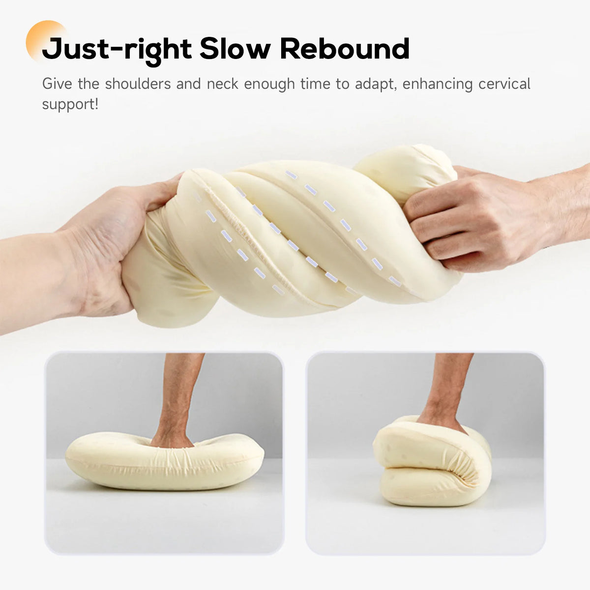 Memory Foam Camping Pillow &ndash; Slow Rebound Comfort Travel