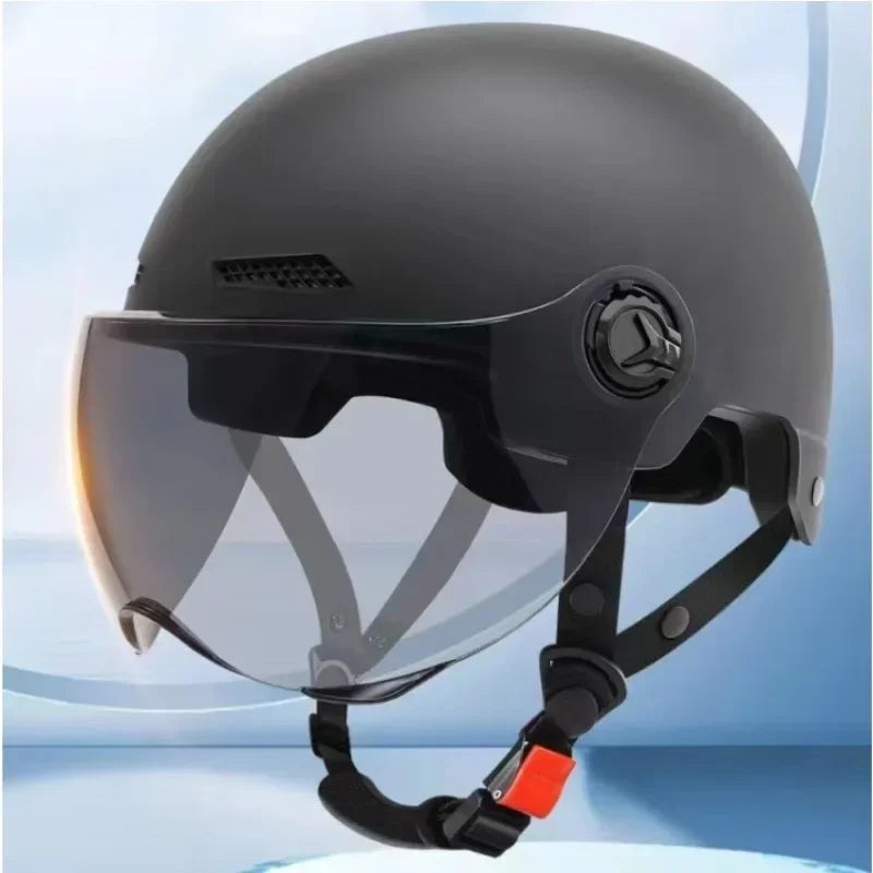 3C Certified Cartoon Half Helmet for Adults and Children with Goggles