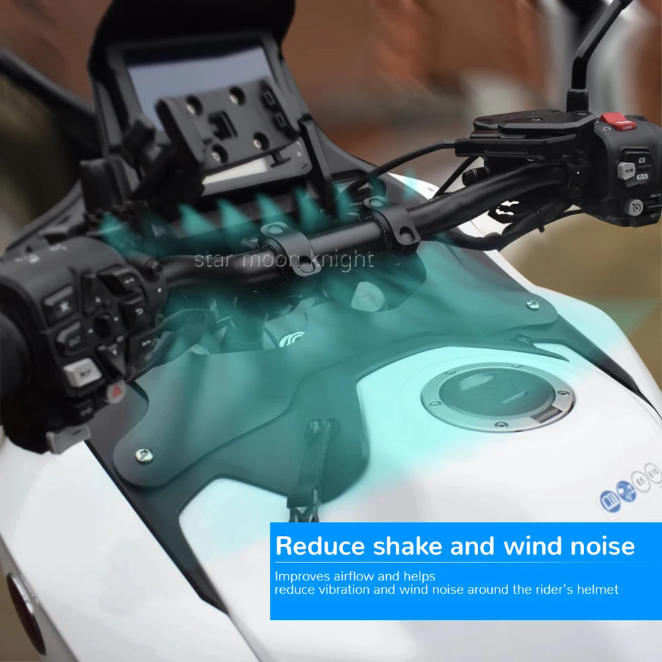 Honda NT1100 2022-2024 Placa de Defletores de Ar Defletor de Vento para Carenagem do Cockpit, Plástico ABS, Ajuste Direto