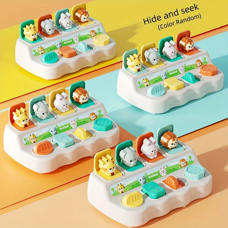 Montessori Pop Up Animal Toys &ndash; Enhance Logic and Motor Skills