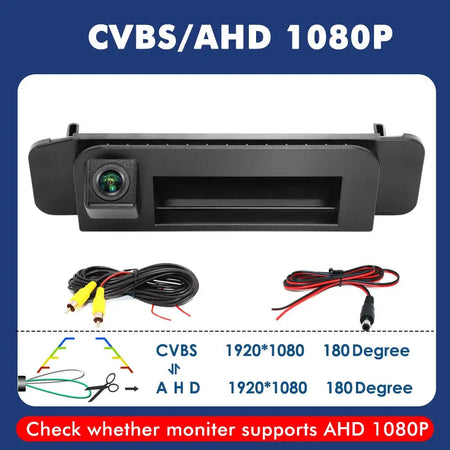 Reversing Camera For Mercedes Benz C Class W205 CLA W117 Car Trunk Handle Rear View Reversing 180 Degree Parking Camera by InterCyprus Trading Ltd