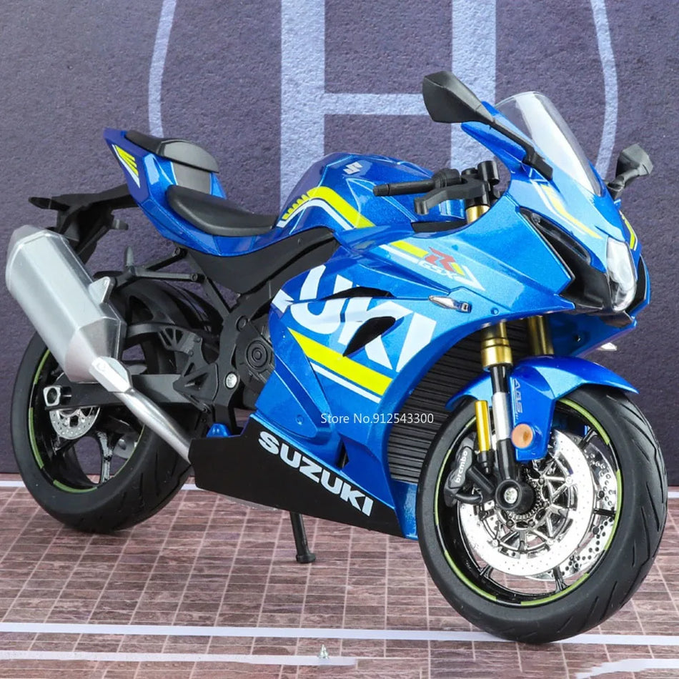 Modelo de Motocicleta em Escala 1:9 em Liga Metálica para Suzuki GSX-1000R