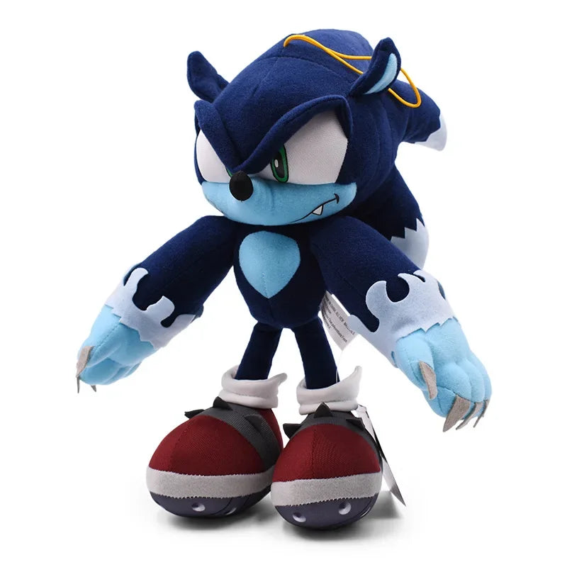 Sonic 30cm plush  Deep Blue Supersonic Mouse Plush Doll Royal Blue Mouse Tarsnak Hedgehog Toy Sonic 30cm   plush