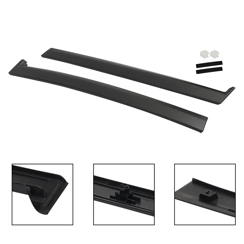 Door Garnish Trim Pillar Fit for Honda Civic 2Dr 3Dr 1992-1995 Windshield A-Pillar Trim Molding 72430-SR3-003 72470-SR3-003 by InterCyprus Trading Ltd