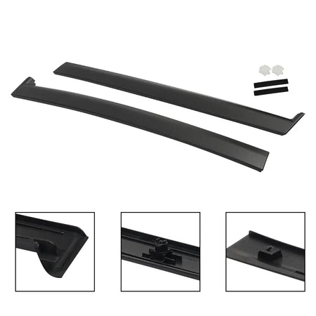 Door Garnish Trim Pillar Fit for Honda Civic 2Dr 3Dr 1992-1995 Windshield A-Pillar Trim Molding 72430-SR3-003 72470-SR3-003 by InterCyprus Trading Ltd