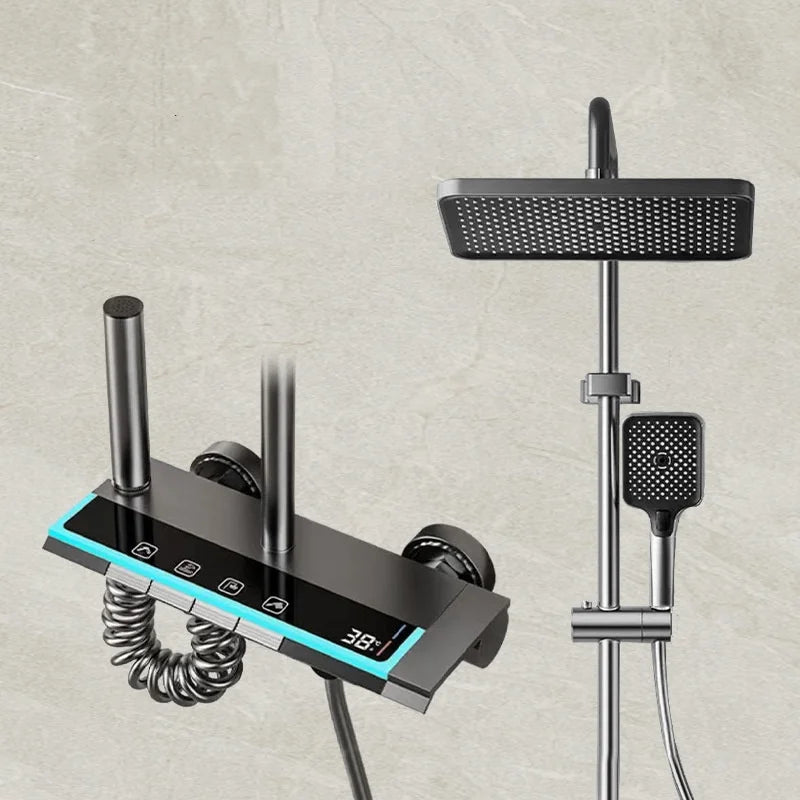 Set de robinet pentru duș Premium – Afișaj digital al temperaturii