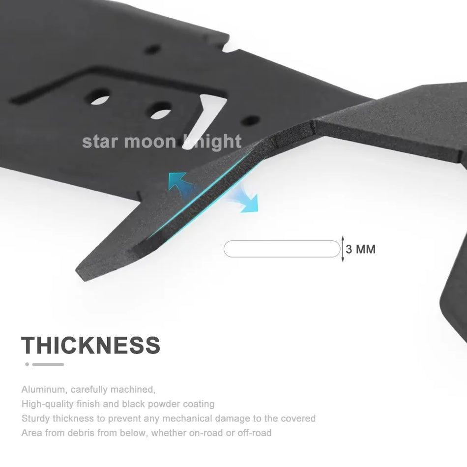 BMW R 1300 GS Adventure Kardanhus Skydd, Nedre Styrplatta, Bromssystemsskydd