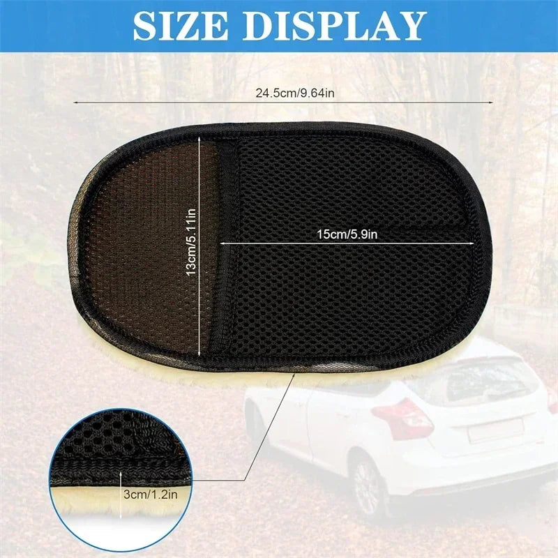 Premium Microfibre Car Cleaning Sponge Gloves for Polishing and Washing