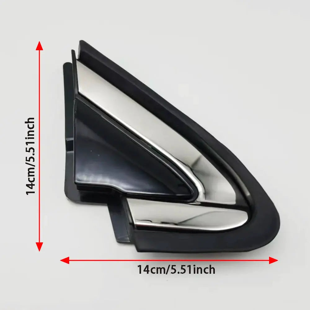 Plastic Side Mirror Triangle Trim Caps for Haval H6 Sport 2014-2020 by InterCyprus Trading Ltd