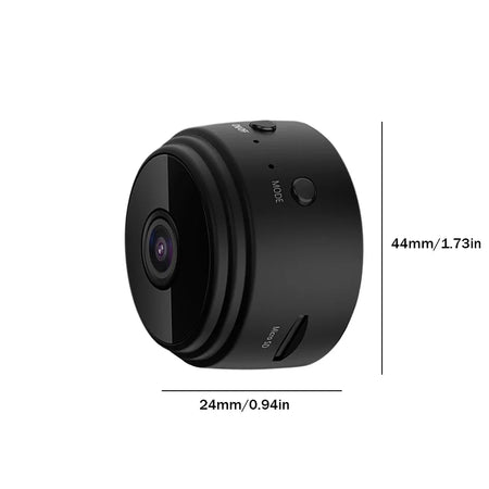 Smart HD 1080p Video Camera with Night Vision &amp; Remote Viewing Black