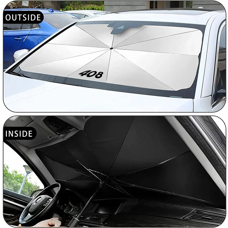 Peugeot Windshield Sunshade Umbrella for Model Series 206 to 5008