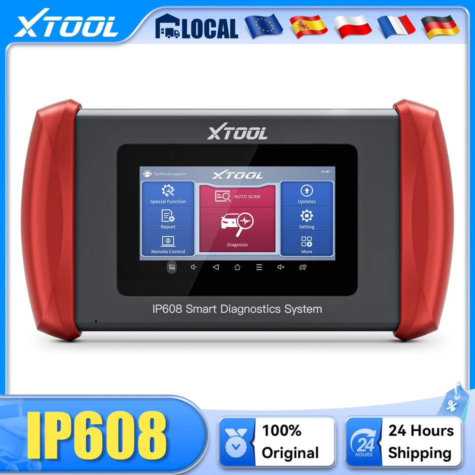 XTOOL IP608 OBD2 Car Diagnostic Scanner With Full System Reset Functions