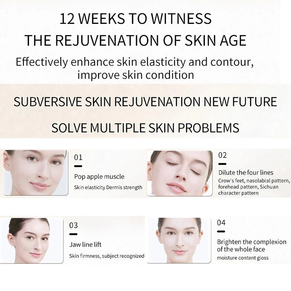 7D Υπερηχητικός Χειροκίνητος Μασάζ Προσώπου Για Αντιγήρανση Και Σφίξιμο Δέρματος