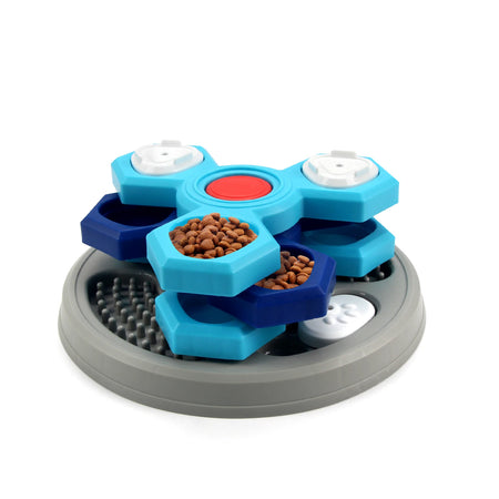 2-Layers Dog Puzzle Toy &ndash; Interactive Slow Feeder for Increased Puppy IQ 4 layers