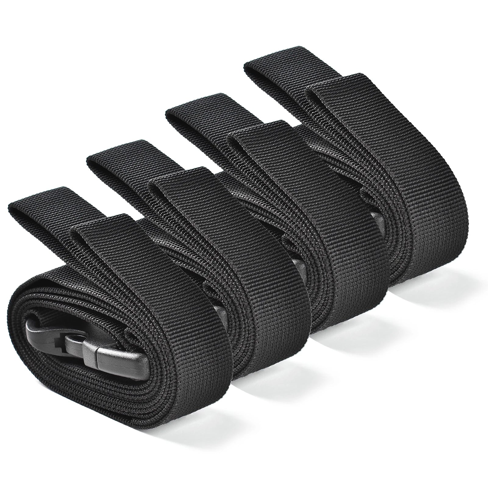 4 Packs 53X1 Inch Adjustable Utility Strap &ndash; Versatile Outdoor Luggage Security color as show